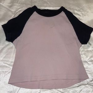 Pink and black brandy Melville t-shirt